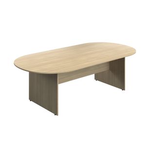Modara Oval Brdr Table 2400X730 Oak