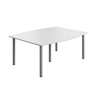 Modara Barrel Brdr Table 1800Mm Wht