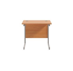 Jemini Single Rect Desk 800 Beech