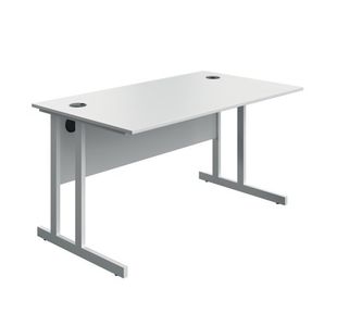 Tu Desk 1400 White/White