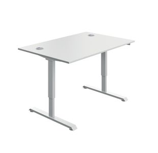 Modara Sm Sit/Stand Dsk 1200 Wht/Wht