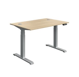 Modara Dm Sit/Stand Dsk 1200 Oak/Slv
