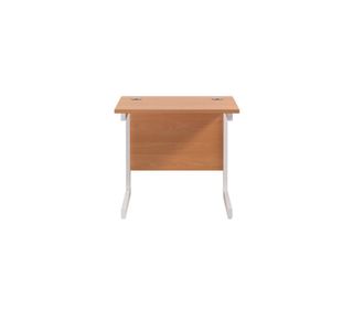 Jemini Single Rect Desk 800 Beech