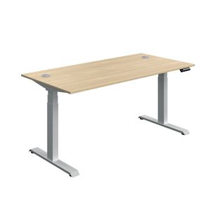 Modara Dm Sit/Stand Dsk 1600 Oak/Slv