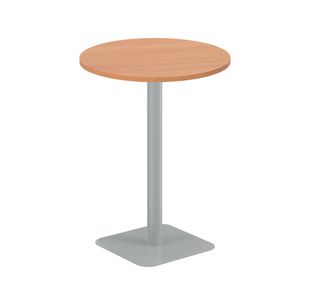 Forge High Table 800Mm Beech/Silver