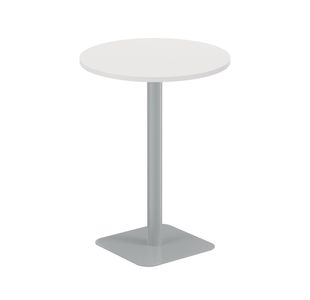 Forge High Table 800Mm White/Silver