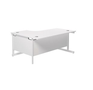 Jemini Rdl Rh Cantilever Desk White
