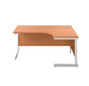 First Radial Rh Desk 1800 Bch/White