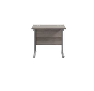 Jemini Dbl Upright Rect Desk G/Oak