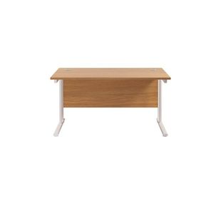 Jemini Rect Cant Desk 1400X800 N/Oak