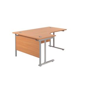 Jemini Rdl Lh Cantilever Desk Beech