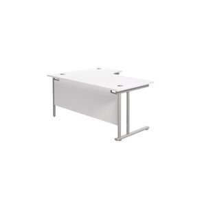 Jemini Rdl Rh Cantilever Desk White
