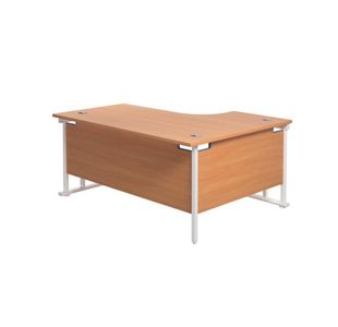 Jemini Rdl Lh Cantilever Desk Beech