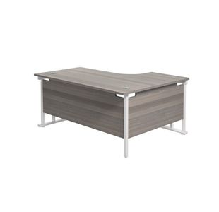 Jemini Rdl Lh Cantilever Desk G/Oak