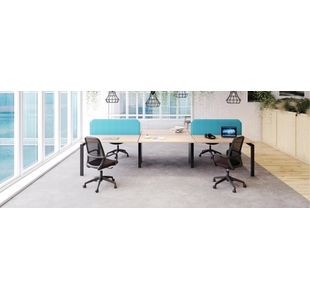 Jemini 2P Bench Desk 3200 Grey Oak
