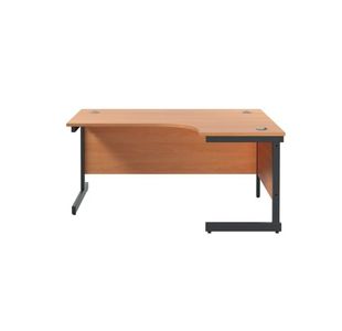 Jemini Rdl Rh Desk 1600X1200 Bch/Blk