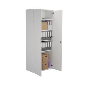 First Wdn Cupboard 2000 White