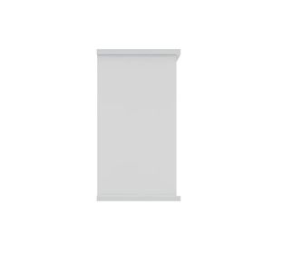 Polaris Bookcase 1 Shlf 730H Arc Wht