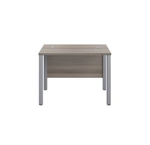 Jemini Rect Goal Post Desk G/Oak
