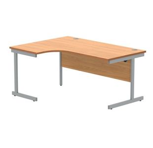 Polaris Lh Rdl Su Desk 1612 Nbch/Slv