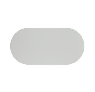Jemini D-End Meet Table 1800 White