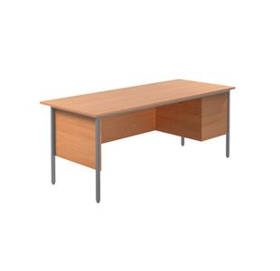 Serrion Rect 2 Drw Ped Beech