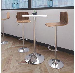Jemini Stork High Stool 450X410 Wht