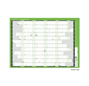 Q-Connect Year Planner Mounted 2025