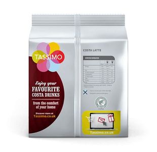 Tassimo Costa Latte 16X5 Pods Pk40