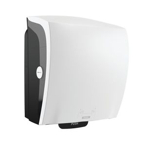 Katrin Plastic Towel Dispenser White