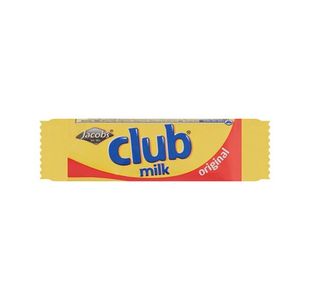 Jacobs Club Bis Milk Choc 22G Pk60