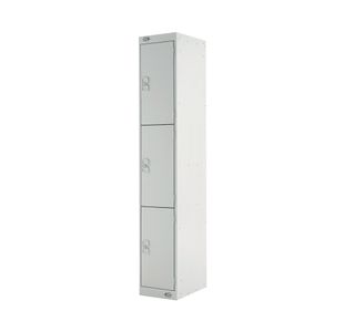 Three Compartment Locker 300 Lgrey