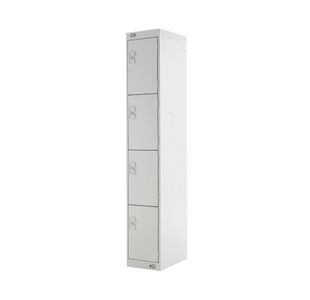 Four Compartment Locker 300 Lgrey