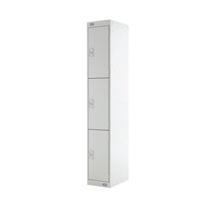 Three Compartment Locker 450 L/Grey