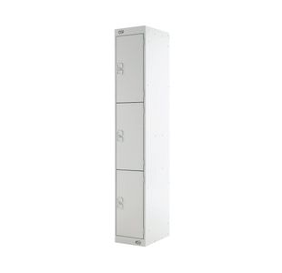 Three Compartment Locker 450 Lgrey