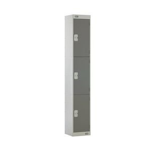 Three Compartment Locker 450 D/Grey