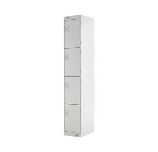 Four Compartment Locker 450 Lgrey