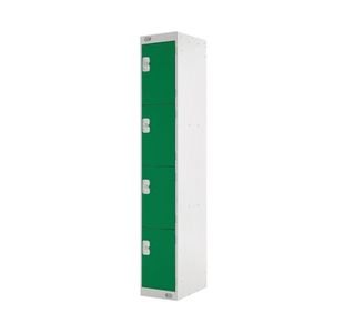 Four Compartment Locker 450 Green