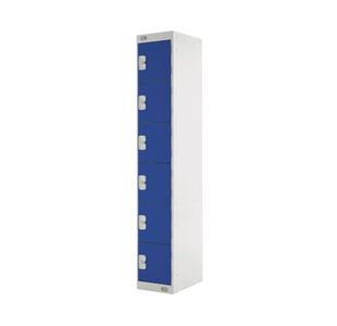 Six Compartment Locker 450 Blue