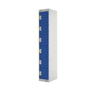 Six Comp Express Std Locker Blue