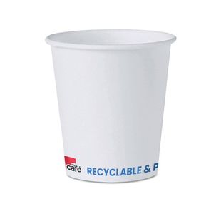 Mycafe Paper Wtr Cups 7Oz Wht Pk1000