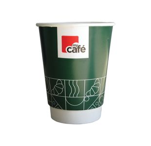 Mycafe Sin Wall Paper Cups 12Oz Pk50