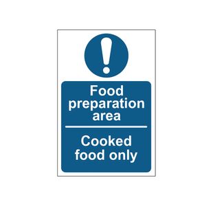 Food Prep Cook Food Sign 1.2 Pp 100