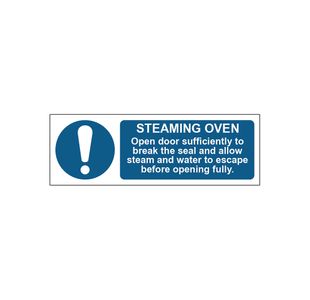 Steaming Oven Sign Save Vnl 300X100