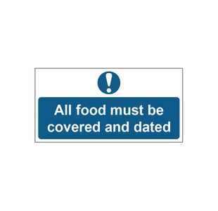 All Food Cover Date Sign Vnl 100X200