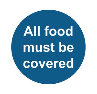 All Food Cover Sign Save Vnl 100X100