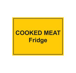 Cooked Meat Sign Save Vnl 150X200