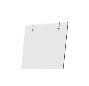 Nobo Glass Mobile Easel Brill White