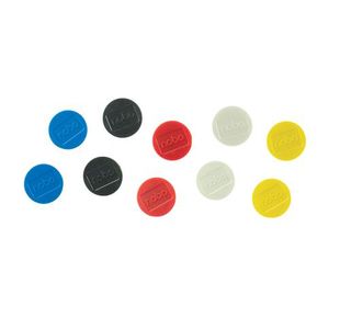 Nobo Whiteboard Magnets 38 Ast Pk10
