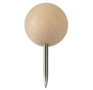 Nobo Noticeboard Wood Push Pin Pk40